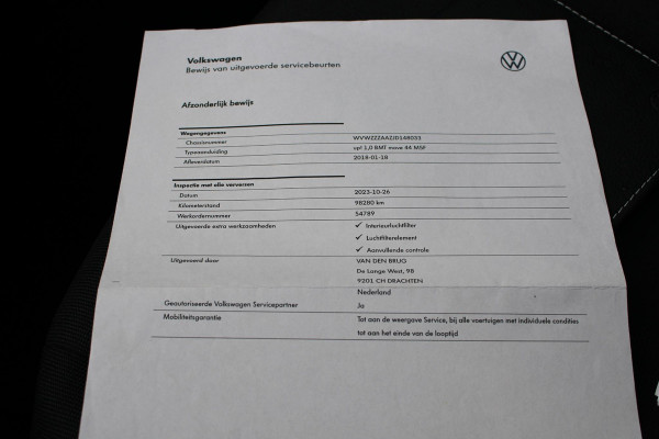 Volkswagen up! 1.0 BMT move up! | 5 Deurs | Dealeronderhouden | Airco |