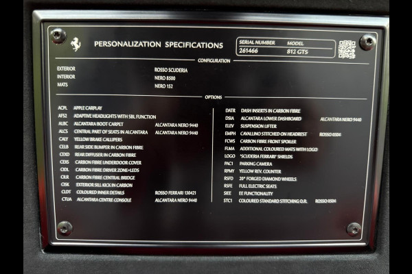 Ferrari 812 GTS 6.5 V12 HELE | Novitec | Carbon | FULL PPF