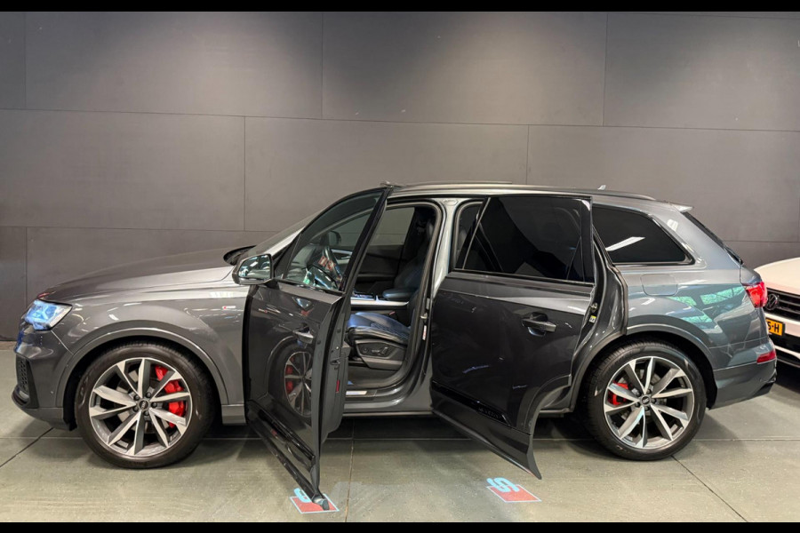 Audi Q7 55 TFSI e quattro 3X S-LINE RS-STOELEN BLACK-LINE PANO/LEDER/H-UP/B&O/360CAM/SFEERVERL/STOELVENTILATIE+M///