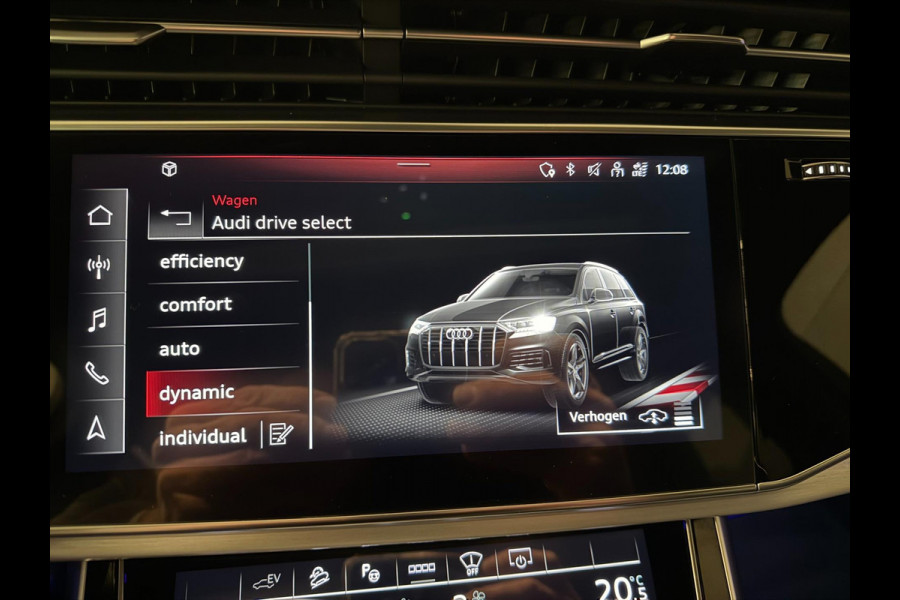 Audi Q7 55 TFSI e quattro 3X S-LINE RS-STOELEN BLACK-LINE PANO/LEDER/H-UP/B&O/360CAM/SFEERVERL/STOELVENTILATIE+M///