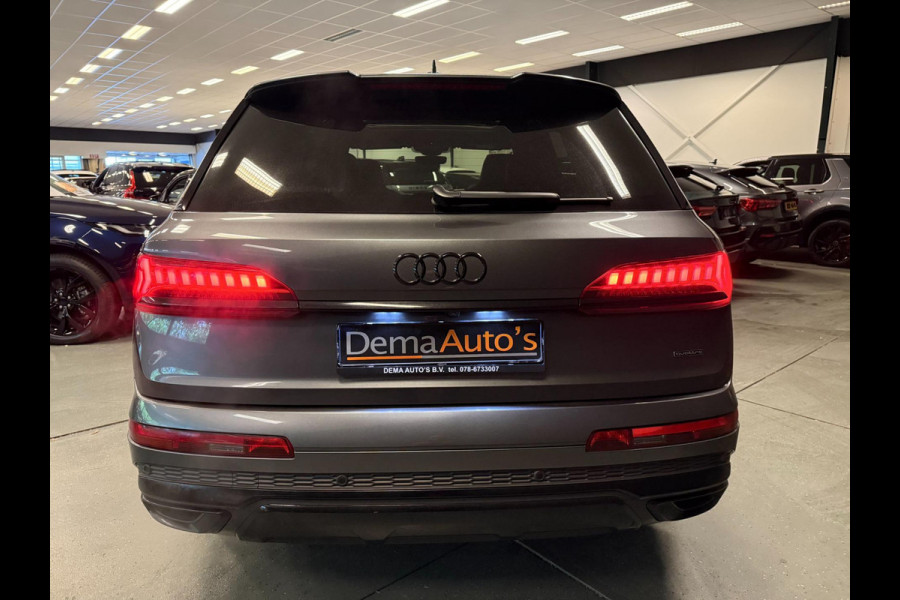Audi Q7 55 TFSI e quattro 3X S-LINE RS-STOELEN BLACK-LINE PANO/LEDER/H-UP/B&O/360CAM/SFEERVERL/STOELVENTILATIE+M///
