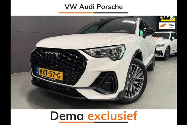 Audi Q3 Sportback 45 TFSI e 2X S-LINE BLACKLINE PANO/NAVI/DAB/LED/ECC/PDC/CRUISE///