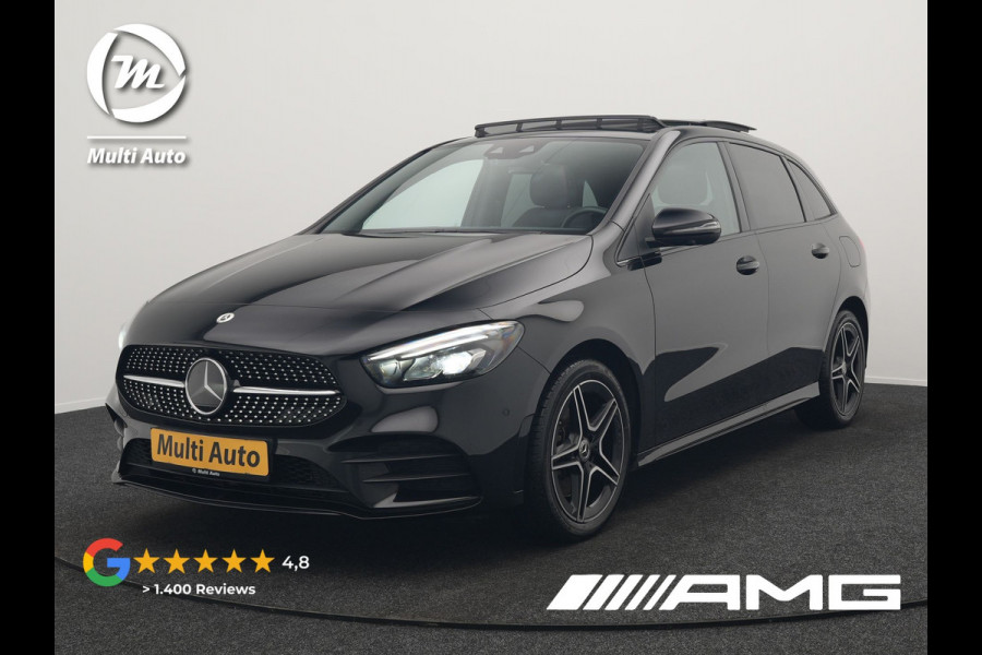 Mercedes-Benz B-Klasse 250 e Business Solution AMG Limited Plug In Hybrid 218pk Dealer O.H. PHEV | Trekhaak Af Fabriek | Panodak | Adaptive Cruise | 360 Camera | Alcantara Sportstoelen Verwarmd | Widescreen Navi | Apple Carplay | Sfeerverlichting | Blis | Virtual | DAB |