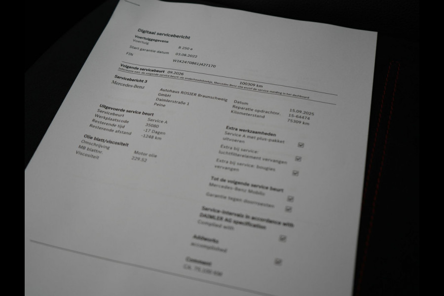 Mercedes-Benz B-Klasse 250 e Business Solution AMG Limited Plug In Hybrid 218pk Dealer O.H. PHEV | Trekhaak Af Fabriek | Panodak | Adaptive Cruise | 360 Camera | Alcantara Sportstoelen Verwarmd | Widescreen Navi | Apple Carplay | Sfeerverlichting | Blis | Virtual | DAB |