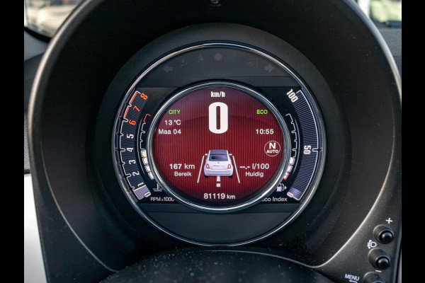 Fiat 500C 1.2 Star l Rosso Cabriodak l Automaat