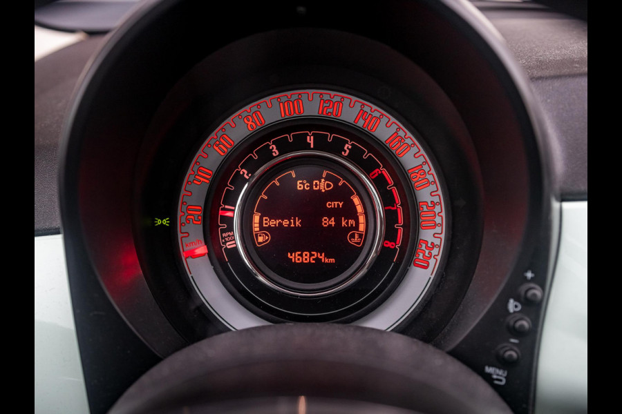 Fiat 500 1.2 Lounge | Panoramadak | Apple carplay/Android auto | Airco | Cruise Controle
