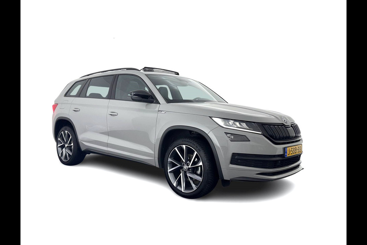 Škoda Kodiaq 1.5 TSI Sportline Business (INCL-BTW) Aut. *PANO | LEATHER-MICROFIBRE | FULL-LED | MEMORY-PACK | DIGI-COCKPIT | NAVI-FULLMAP | CAMERA | DAB+ | AMBIENT-LIGHT | KEYLESS | DAB+ | CARPLAY | PRIVACY-GLASS | 20"ALU*
