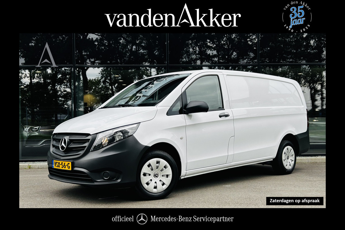Mercedes-Benz Vito 110 CDI L2 Lang RWD // Airco // Achterklep // 12 mnd Garantie // 2000kg // Bank // Radio // CV // Betimmering // Wieldoppen