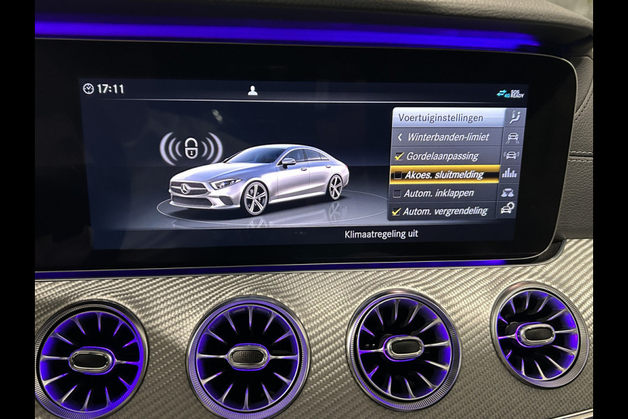 Mercedes-Benz CLS-Klasse 450 4Matic AMG // Burmester // 360 Camera // Sunroof // Trekhaak // 20 inch // Designo White // Distronic