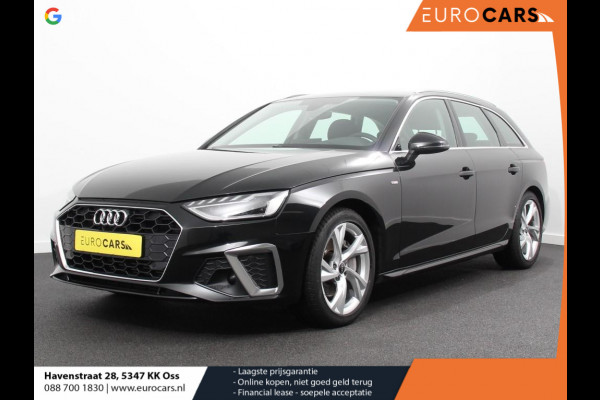 Audi A4 Avant 40 TFSI 205pk Automaat S Line Plus | Adaptive Cruise Control | Climate Control | LED | Navigatie | Parkeersensoren | Vitrual cockpit | Lichtmetalen velgen | Elektrische kofferbak | Line assist