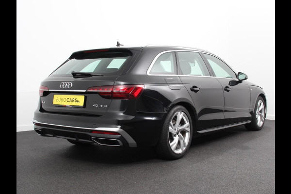 Audi A4 Avant 40 TFSI 205pk Automaat S Line Plus | Adaptive Cruise Control | Climate Control | LED | Navigatie | Parkeersensoren | Vitrual cockpit | Lichtmetalen velgen | Elektrische kofferbak | Line assist