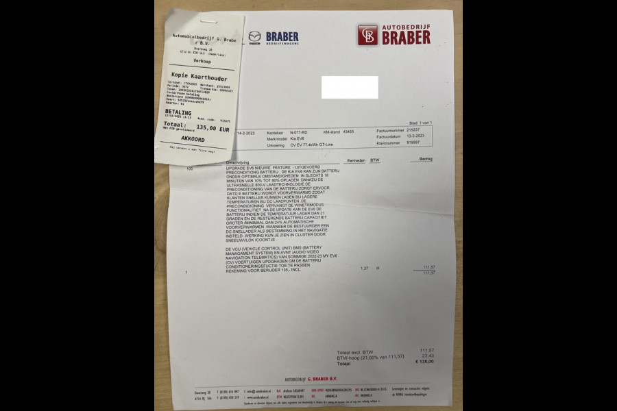 Kia Ev6 GT-Line 77.4 kWh|BLACK EDITION|FULL OPTION|PANO|STOELVERW+VENT|STUURVERW.|360+3D CAMERA|CARPLAY|INCL.BTW|1e EIG.|NL|NAP|