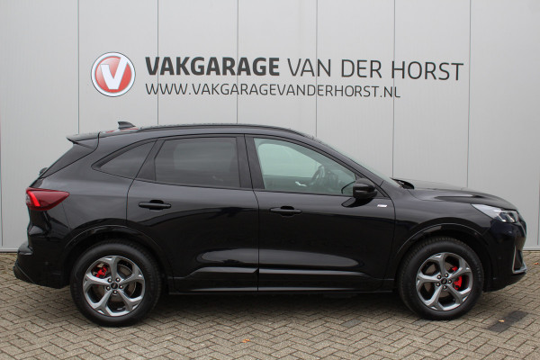 Ford Kuga 2.5-243pk PHEV ST-Line X. Trekgewicht 2.100kg. Nieuw Model ! Van €. 54.937,- voor €. 43.735,- Trekgewicht van 2.100kg ! Schuif / kanteldak. Elektrisch inklapbare Trekhaak, vooruit, stuur, stoelverwarming V+A, 360 Camera, HUB, Apple/Androidauto, Elektrisch verstelbare stoelen, LED V+A,