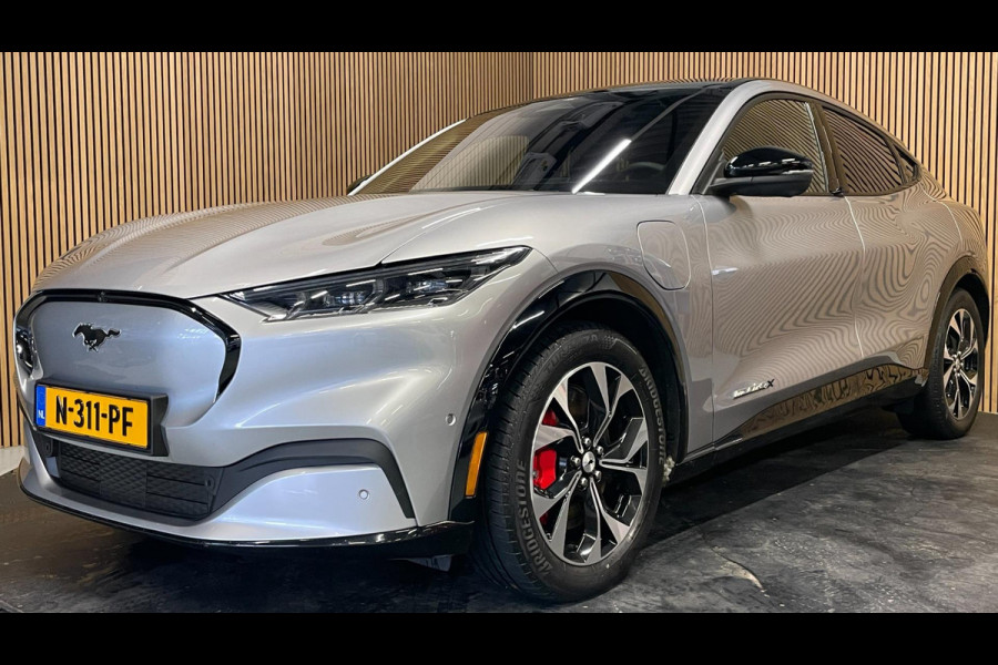 Ford Mustang Mach-E Extended AWD 98 kWh|90% SOH|TREKHAAK|PANO|LEDER|B&O|ACC|360+V+A-CAMERA|CARPLAY|STOEL+STUURVERW|NL|IN BTW|NAP|