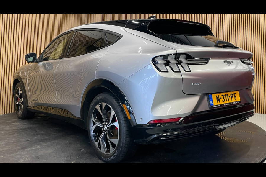 Ford Mustang Mach-E Extended AWD 98 kWh|90% SOH|TREKHAAK|PANO|LEDER|B&O|ACC|360+V+A-CAMERA|CARPLAY|STOEL+STUURVERW|NL|IN BTW|NAP|