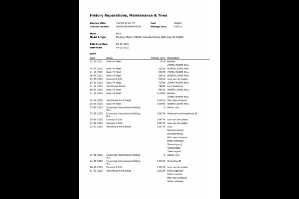 Ford Mustang Mach-E Extended AWD 98 kWh|90% SOH|TREKHAAK|PANO|LEDER|B&O|ACC|360+V+A-CAMERA|CARPLAY|STOEL+STUURVERW|NL|IN BTW|NAP|