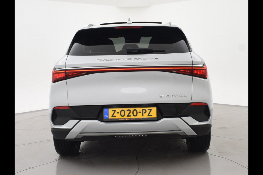 BYD ATTO 3 DESIGN 60 kWh + SCHUIFDAK | LEDER | 360 CAMERA | 15,6" SCHERM | WARMTEPOMP | ADAPTIVE CRUISE
