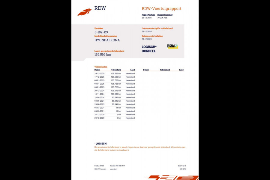 Hyundai Kona EV Comfort 64 kWh|3-FASE|100% SOH|KRELL|ACC|CARPLAY|CAMERA|CLIMATE,CRUISE CONTROL|1e EIG.|NL-AUTO|NAP|INCL.BTW|