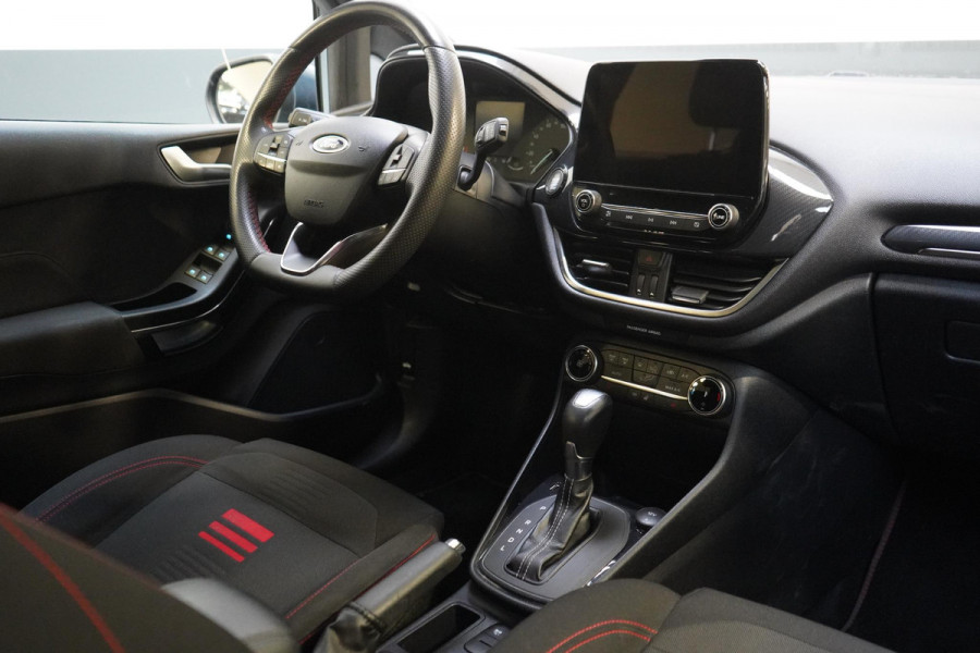 Ford Fiesta 1.0 EcoBoost Hybrid ST-Line | Carplay | Stoelverwarming | Stuurverwarming | Sportstuur | Privacy glass