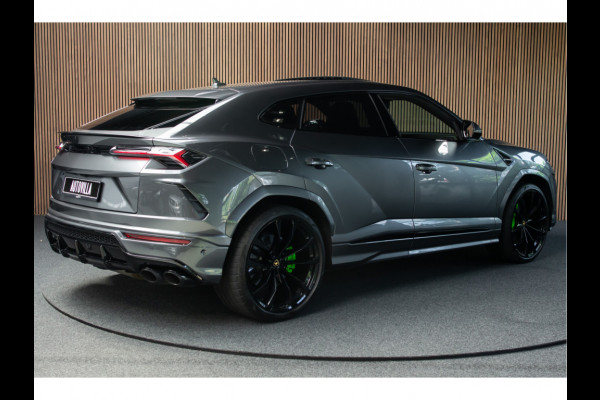 Lamborghini Urus 4.0 V8 HUD Panodak Leer ACC Ceramic Akrapovic Keyless 360 Camera B&O Massage Alcantara hemel Elektr. achterklep Elektr. verstelbare stoelen met memory Afneemb. trekhaak Softclose Achterasbesturing Elektr. verstelbare stuurwiel Navi Stoelverwarming voor & achter Stuurverwarming Stoelventilatie PDC LM ve