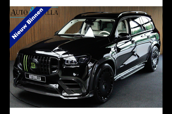 Mercedes-Benz GLS BRABUS 800 4MATIC HUD Massage Full-Carbon Panodak Leer Distronic Standkachel Keyless 360 Camera Burmester Sterrenhemel Airmatic DC Elektr. achterklep Elektr. verstelbare stoelen voor & achter met memory Soft close Elektr. bedienbare trekhaak Elektr. verstelbare stuurwiel Navi PDC LM velgen
