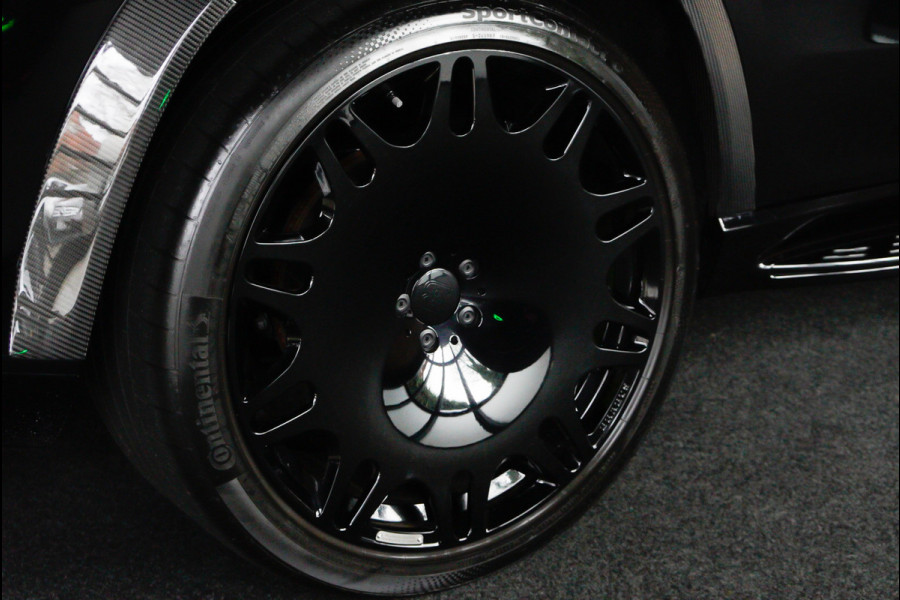 Mercedes-Benz GLS BRABUS 800 4MATIC HUD Massage Full-Carbon Panodak Leer Distronic Standkachel Keyless 360 Camera Burmester Sterrenhemel Airmatic DC Elektr. achterklep Elektr. verstelbare stoelen voor & achter met memory Soft close Elektr. bedienbare trekhaak Elektr. verstelbare stuurwiel Navi PDC LM velgen