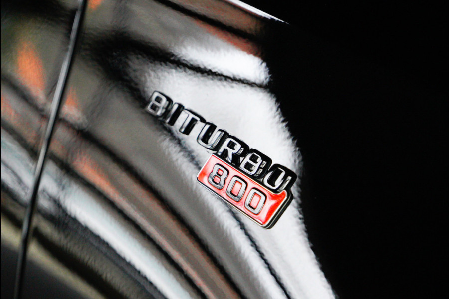 Mercedes-Benz GLS BRABUS 800 4MATIC HUD Massage Full-Carbon Panodak Leer Distronic Standkachel Keyless 360 Camera Burmester Sterrenhemel Airmatic DC Elektr. achterklep Elektr. verstelbare stoelen voor & achter met memory Soft close Elektr. bedienbare trekhaak Elektr. verstelbare stuurwiel Navi PDC LM velgen