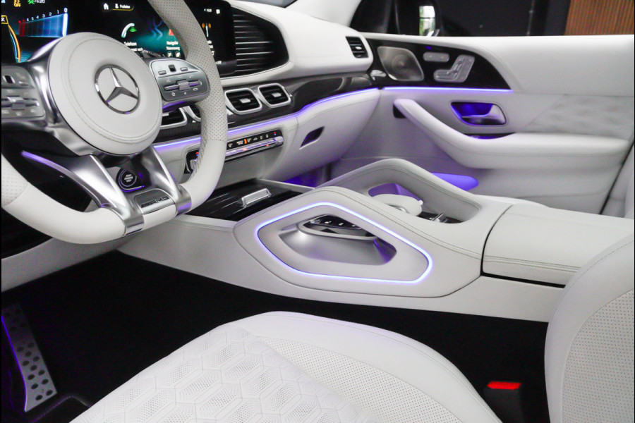 Mercedes-Benz GLS BRABUS 800 4MATIC HUD Massage Full-Carbon Panodak Leer Distronic Standkachel Keyless 360 Camera Burmester Sterrenhemel Airmatic DC Elektr. achterklep Elektr. verstelbare stoelen voor & achter met memory Soft close Elektr. bedienbare trekhaak Elektr. verstelbare stuurwiel Navi PDC LM velgen