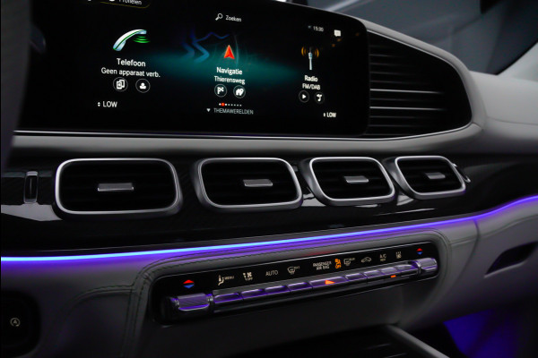 Mercedes-Benz GLS BRABUS 800 4MATIC HUD Massage Full-Carbon Panodak Leer Distronic Standkachel Keyless 360 Camera Burmester Sterrenhemel Airmatic DC Elektr. achterklep Elektr. verstelbare stoelen voor & achter met memory Soft close Elektr. bedienbare trekhaak Elektr. verstelbare stuurwiel Navi PDC LM velgen