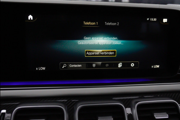 Mercedes-Benz GLS BRABUS 800 4MATIC HUD Massage Full-Carbon Panodak Leer Distronic Standkachel Keyless 360 Camera Burmester Sterrenhemel Airmatic DC Elektr. achterklep Elektr. verstelbare stoelen voor & achter met memory Soft close Elektr. bedienbare trekhaak Elektr. verstelbare stuurwiel Navi PDC LM velgen