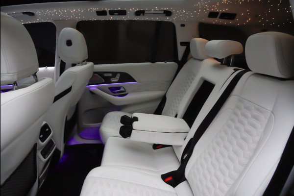 Mercedes-Benz GLS BRABUS 800 4MATIC HUD Massage Full-Carbon Panodak Leer Distronic Standkachel Keyless 360 Camera Burmester Sterrenhemel Airmatic DC Elektr. achterklep Elektr. verstelbare stoelen voor & achter met memory Soft close Elektr. bedienbare trekhaak Elektr. verstelbare stuurwiel Navi PDC LM velgen