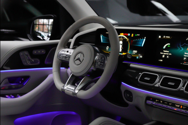 Mercedes-Benz GLS BRABUS 800 4MATIC HUD Massage Full-Carbon Panodak Leer Distronic Standkachel Keyless 360 Camera Burmester Sterrenhemel Airmatic DC Elektr. achterklep Elektr. verstelbare stoelen voor & achter met memory Soft close Elektr. bedienbare trekhaak Elektr. verstelbare stuurwiel Navi PDC LM velgen