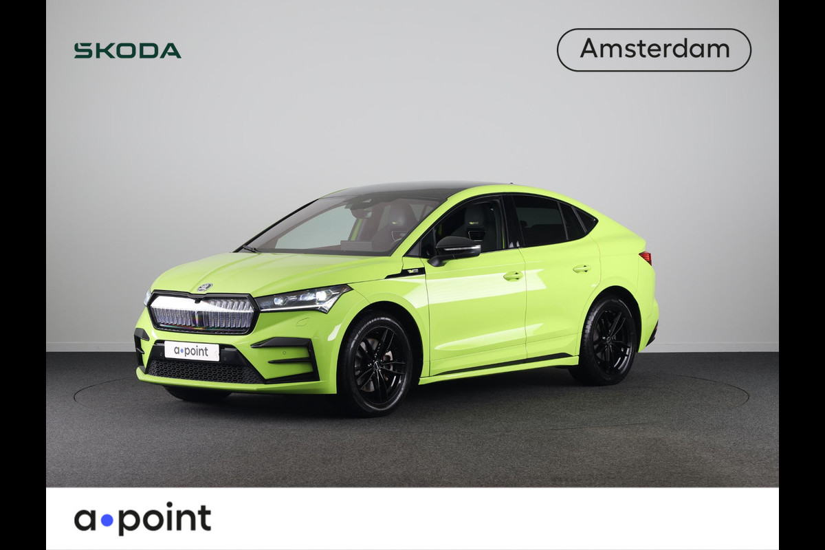 Škoda ENYAQ Coupé iV 80 RS 299pk | Panoramadak | Elektrisch verstelbare stoelen met geheugen | Verwarmbare voorstoelen en achterbank |