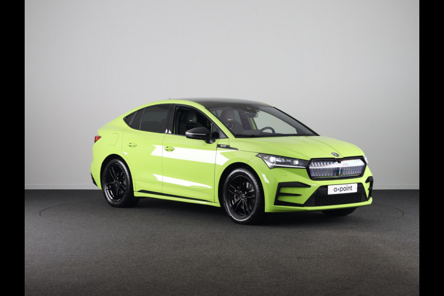 Škoda ENYAQ Coupé iV 80 RS 299pk | Panoramadak | Elektrisch verstelbare stoelen met geheugen | Verwarmbare voorstoelen en achterbank |