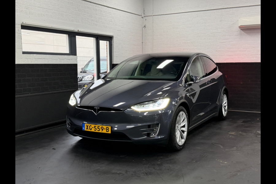 Tesla Model X 75D 6p. | Premium Leder | Stoelverwarimg 6x | Stuurwiel verwarmd | Incl. BTW