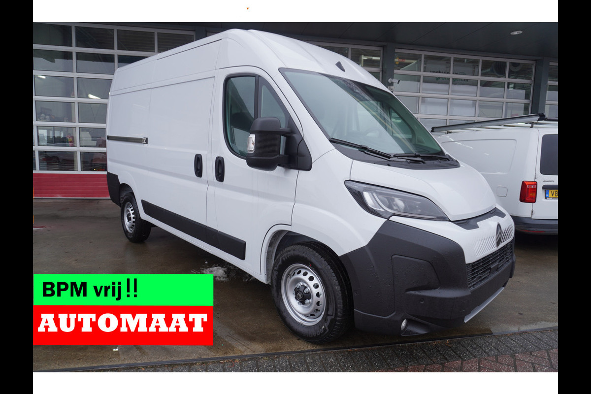 Citroën Jumper 2.2 BlueHDi 140PK S&S L2H2 3.5t Automaat Nr. V192 | Climate | Cruise | Navi | 360 Camera | Blis