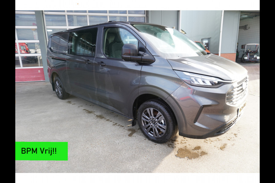 Ford Transit Custom 320L 2.0 TDCI 150PK L2H1 Trend Dubbelcabine Schuifdeur L/R Nr. V135 | Airco | Cruise | Navi | Camera