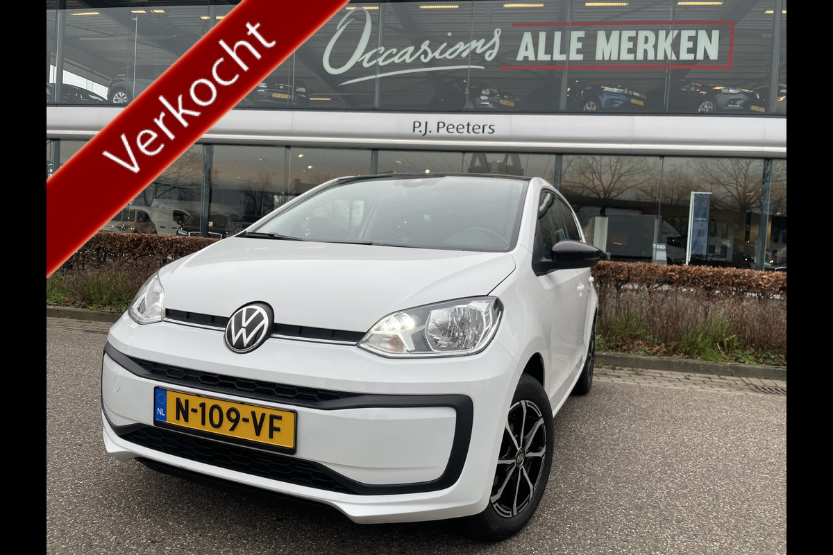 Volkswagen up! 1.0 Airco - Alarm klasse 1 - Bluetooth - Elektrische ramen voor - Radio - Rijstrooksensor - Start/stop systeem - Centrale deurvergrendeling met afstandsbediening