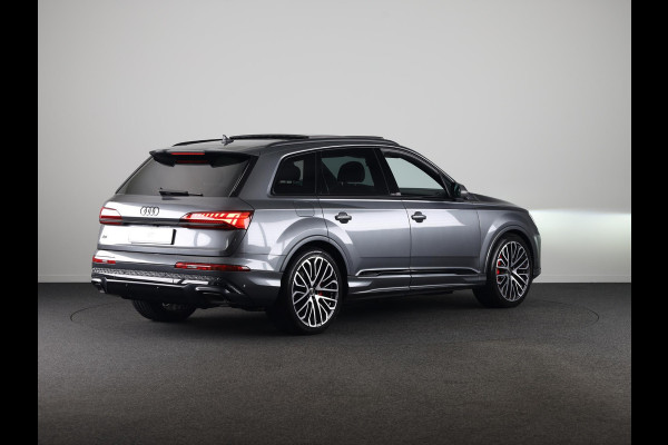 Audi Q7 55 TFSI e quattro Pro Line S 394pk Panoramadak, adaptive cruisecontrol, B&O soundsysteem, optiekpakket zwart Plus, Privacy Glass, Trekhaak