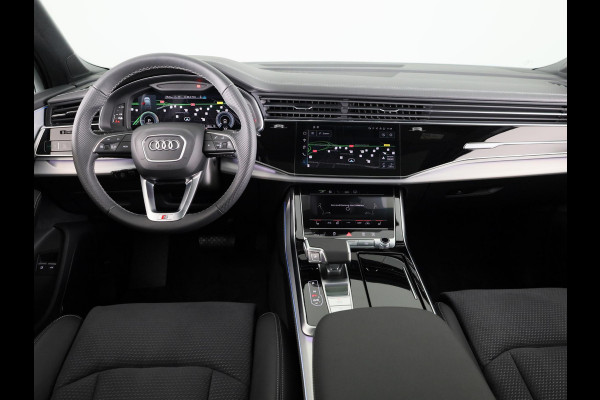 Audi Q7 55 TFSI e quattro Pro Line S 394pk Panoramadak, adaptive cruisecontrol, B&O soundsysteem, optiekpakket zwart Plus, Privacy Glass, Trekhaak