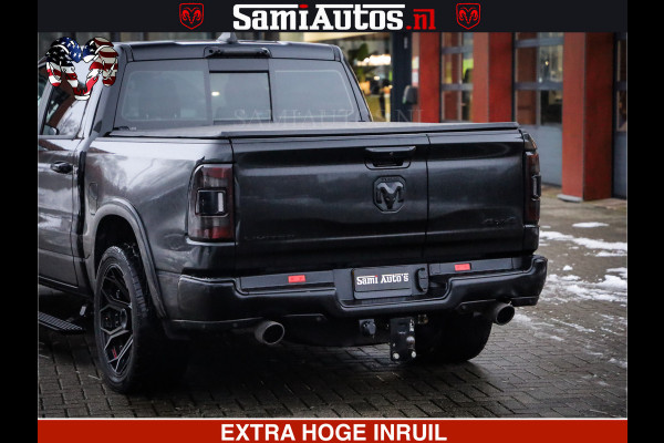 Dodge Ram 1500 LIMITED BLACK OPS | 5.7 V8 402 PK HEMI | MEEST VOLLE EN LUXE UITVOERING | CREW CAB | DUBBELE CABINE DC 5 PERSOONS | CREW CAB 5 PERSOONS | DUBBELE CABINE DC | MEEST ROYALE EN COMFORTABELE BEDRIJFSAUTO | HEAD-UP | LUCHTVERING | RONDOM CAMERA | MWK KLEP | PANORAMA DAK |