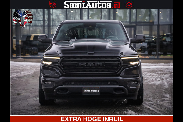 Dodge Ram 1500 LIMITED BLACK OPS | 5.7 V8 402 PK HEMI | MEEST VOLLE EN LUXE UITVOERING | CREW CAB | DUBBELE CABINE DC 5 PERSOONS | CREW CAB 5 PERSOONS | DUBBELE CABINE DC | MEEST ROYALE EN COMFORTABELE BEDRIJFSAUTO | HEAD-UP | LUCHTVERING | RONDOM CAMERA | MWK KLEP | PANORAMA DAK |
