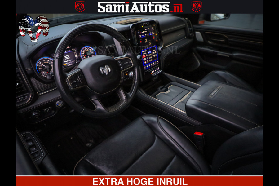 Dodge Ram 1500 LIMITED BLACK OPS | 5.7 V8 402 PK HEMI | MEEST VOLLE EN LUXE UITVOERING | CREW CAB | DUBBELE CABINE DC 5 PERSOONS | CREW CAB 5 PERSOONS | DUBBELE CABINE DC | MEEST ROYALE EN COMFORTABELE BEDRIJFSAUTO | HEAD-UP | LUCHTVERING | RONDOM CAMERA | MWK KLEP | PANORAMA DAK |