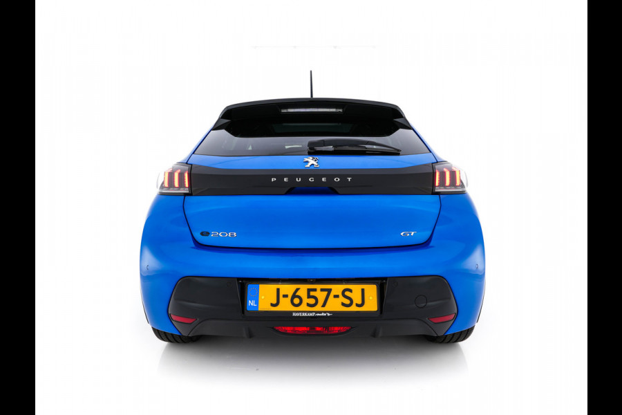 Peugeot e-208 EV GT 350 50 kWh [ 3-Fase ] (INCL.BTW) *PANO | FULL-LED | DIGI-COCKPIT | BLINDSPOT | CAMERA | LEATHER-ALCANTARA | AMBIENT-LIGHT | NAVI-FULLMAP | LANE-ASSIST | KEYLESS | DAB | CCS-FASTLOADER | HEATED-SPORTSEATS | 17''ALU