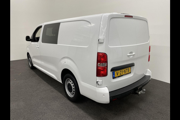 Peugeot Expert Long Dubbele Cabine Asphalt L3 2.0 HDi 120pk Aut-8 Airco Navi Carplay Cruise Control Trekhaak Lang Luxe Dubbele Cabine