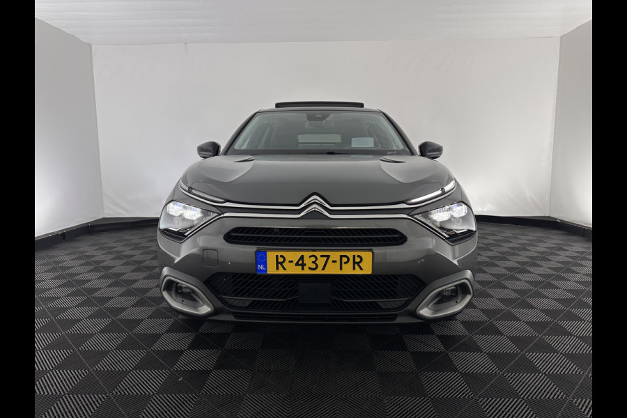 Citroën Ë-C4 Shine Pack Business 50 kWh [ 3-Fase ] {SOH-94%} (INCL-BTW) *PANO | HEAD-UP | LEATHER | FULL-LED | DIGI-COCKPIT | MASSAGE-HEATED-COMFORTSEATS | KEYLESS | DAB+ | NAVI-FULLMAP | ECC | LANE-ASSIST | PDC | CRUISE | 18''ALU*