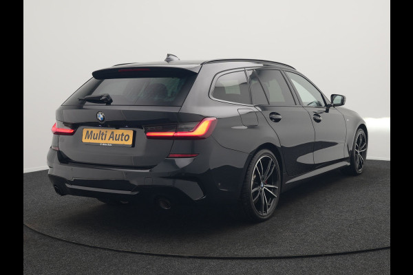 BMW 3 Serie Touring 330e M Sport Plug In Hybrid 293pk Dealer O.H. PHEV | Trekhaak Af Fabriek | Panodak | Head Up | Adaptive Cruise | 360 Camera | Laser LED | Lederen Sportstoelen Memory & Verwarmd | Apple Carplay | Sfeerverlichting | 19"L.M |