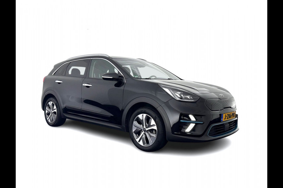 Kia e-Niro ExecutiveLine 64 kWh [ 3-Fase ] {SOH-100%} (INCL.BTW) Aut.*LEATHER | FULL-LED | NAVI-FULLMAP | ADAPTIVE-CRUISE | CAMERA | MEMORY-PACK | LANE-ASSIST | KEYLESS | DIGI-COCKPIT | PRIVACY-GLASS | 17"ALU*