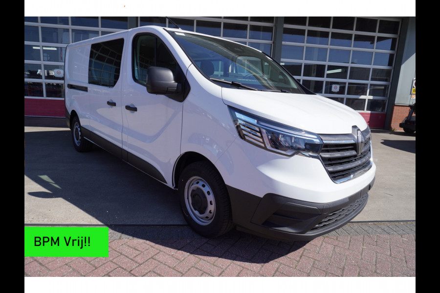 Renault Trafic 2.0 Blue dCi 130PK T29 L2H1 Dubbelcabine Nr. V017 | Airco |  Apple CP/Android auto | trekhaak