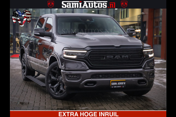 Dodge Ram 1500 LIMITED SPORT | 5.7 V8 HEMI 402PK | MEEST VOLLE LIMITED | PRACHTIGE KLEUR GRANITE CRYSTAL PEARL | CREW CAB | DUBBELE CABINE DC 5 PERSOONS | CREW CAB 5 PERSOONS | DUBBELE CABINE DC | MEEST ROYALE EN COMFORTABELE BEDRIJFSAUTO | HEAD-UP | LUCHTVERING | RONDOM CAMERA | MWK KLEP | PANORAMA DAK |